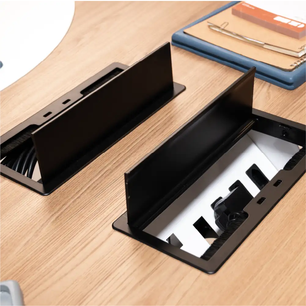 Mesa Estação de Trabalho Elements Leone 2 Lugares